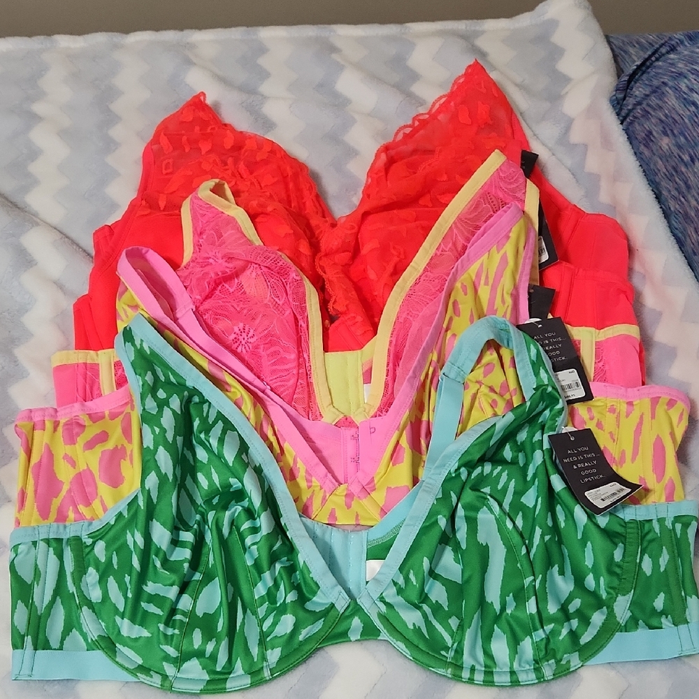 Cacique Vibrant Multicolor Bras